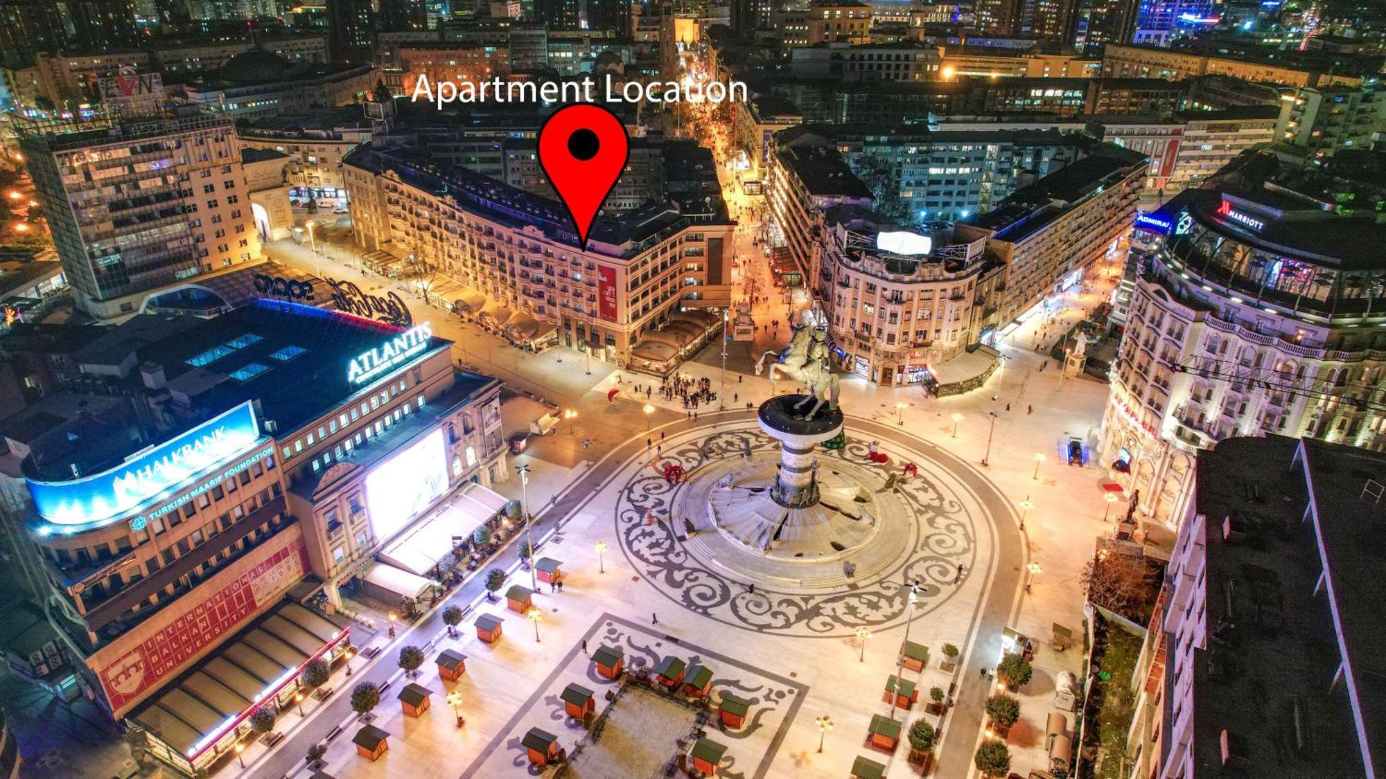 Central Apartments سكوبجي المظهر الخارجي الصورة